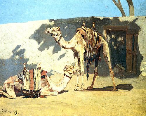 Alberto Pasini Cammelli in riposo china oil painting image